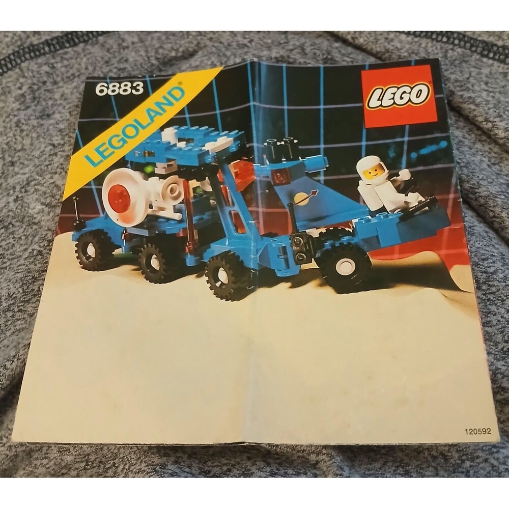 LEGO 6883 Terristrial Rove Classic Vtg Instruction Original 1987 Manual Only